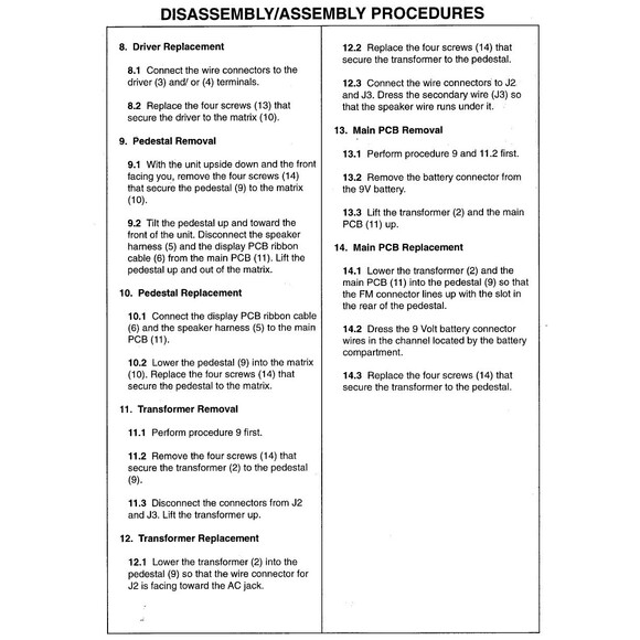 Bose Wave Radio AWR1-1W *Repair DIY SERVICE KIT* Complete Upgrade Free Shipping! - Picture 6 of 11